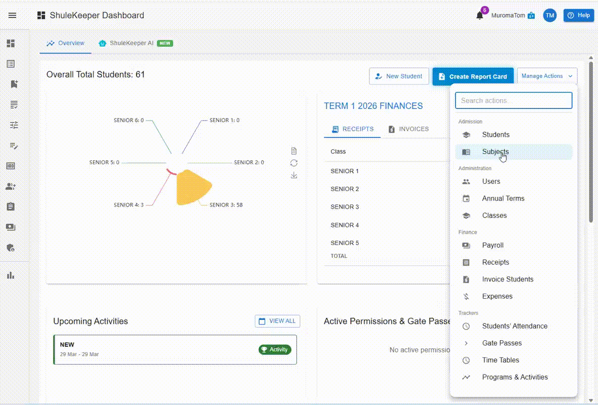 Bulk Subjects Feature